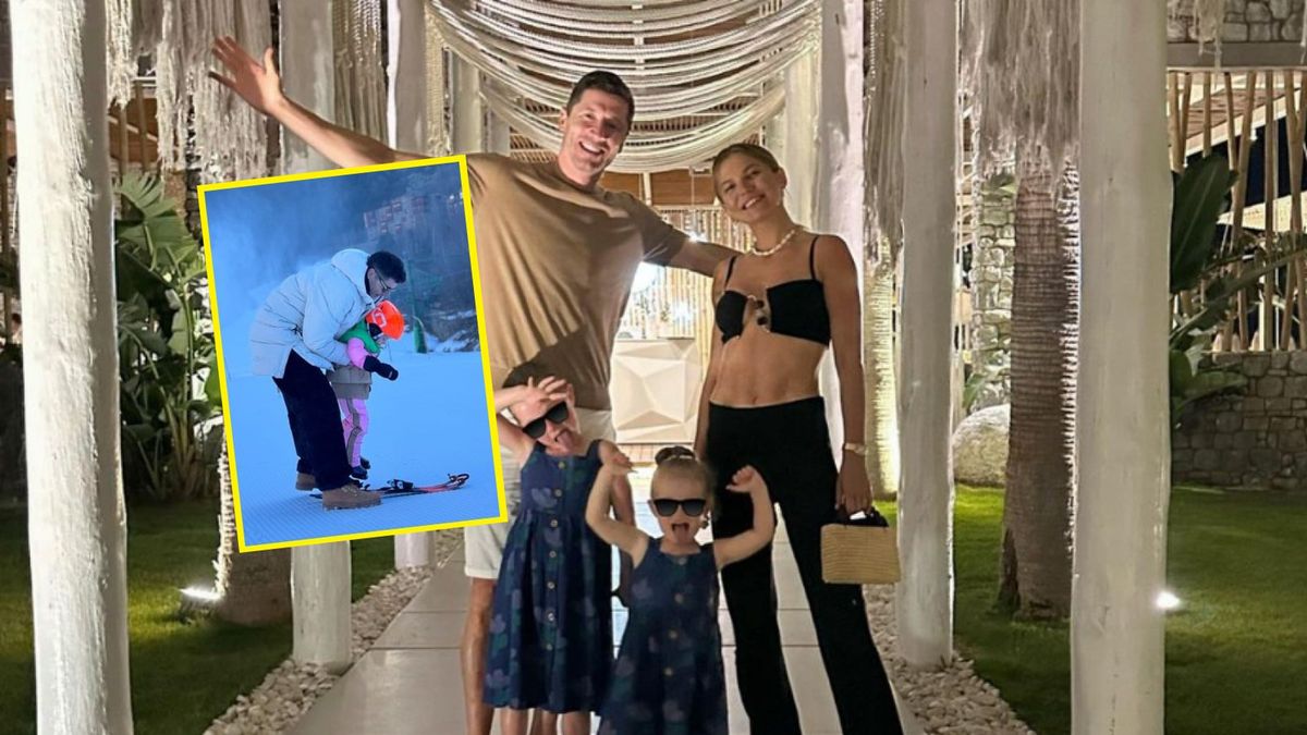 Na zdjęciu: rodzina Lewandowskich