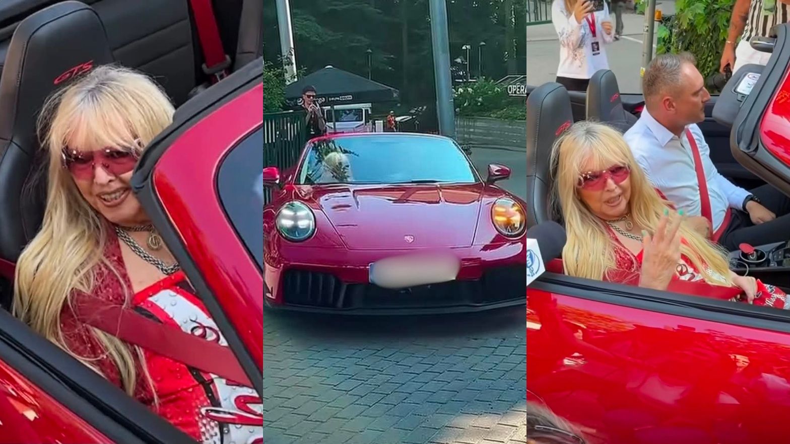 Maryla Rodowicz ZAJECHAŁA pod Operę Leśną PORSCHE