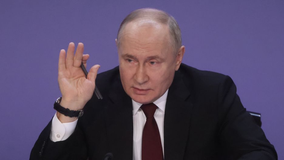Rosyjski dyktator Władimir Putin