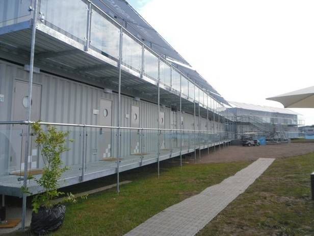 Idealny pomysł na Euro 2012 - kontenerowy hotel Snoozebox 2