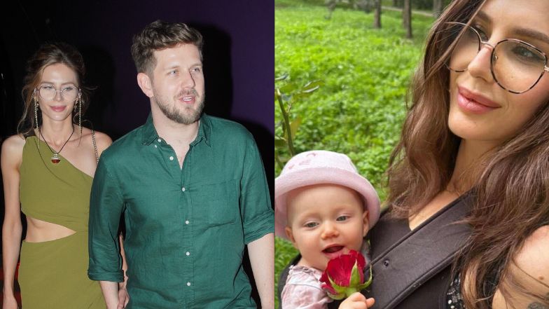 Ukochana Antoniego Królikowskiego pozuje z córką