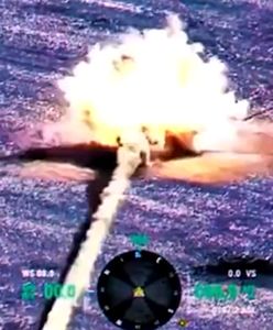 Precyzyjne uderzenie z Javelina. T-80 wyleciał w powietrze