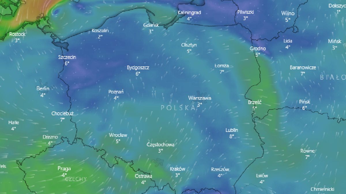 Pogoda na Wigilię 2020