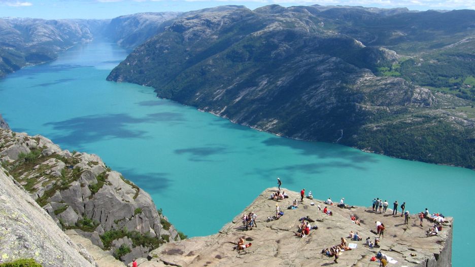 Preikestolen to jedno z najbardziej charakterystycznych miejsc w Norwegii