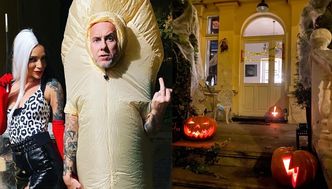 Nergal chwali się halloweenowym kostiumem i pozdrawia fanów środkowym palcem (ZDJĘCIA)