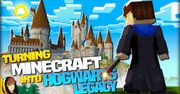 Ten mod zmienia Minecrafta w Hogwarts Legacy. Strzał w dziesiątkę