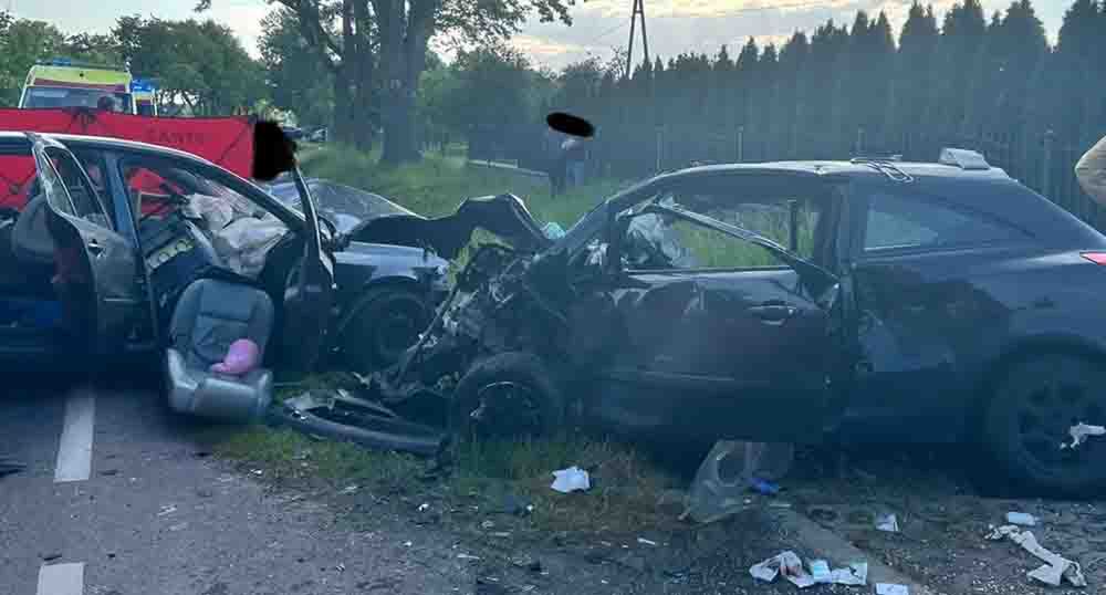 Tragiczny wypadek. Jedna ofiara śmiertelna i dwie osoby ranne