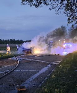 Dramat na Mazowszu. Pościg policyjny, kierowca nie żyje