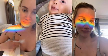 Dzielna Maffashion relacjonuje swój trudny poranek: "Obrzygana mama, obrzygane bobo" (FOTO)
