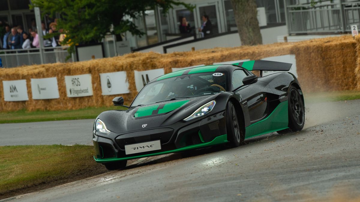 Rimac Nevera podczas Festiwalu Prędkości Goodwood 2023