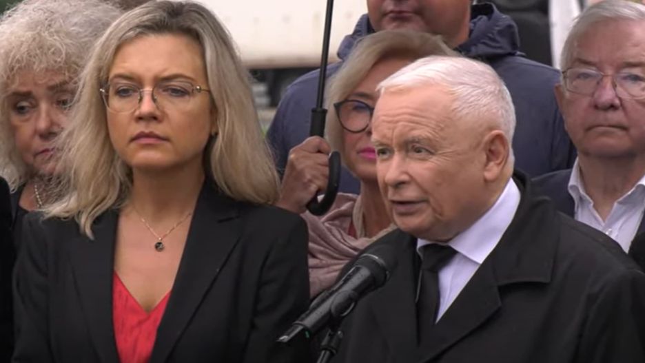 Małgorzata Wassermann i Jarosław Kaczyński
