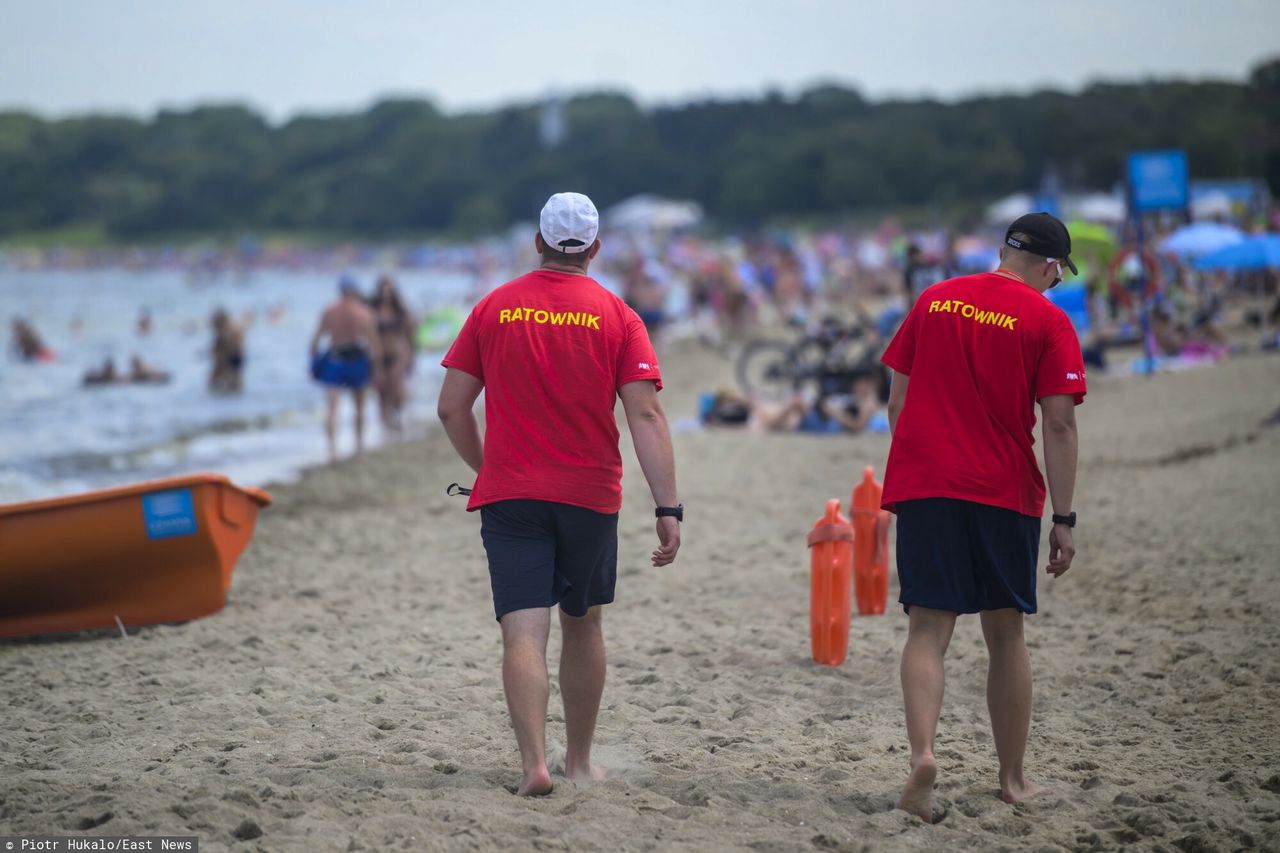 Dramat na plaży w Ustce