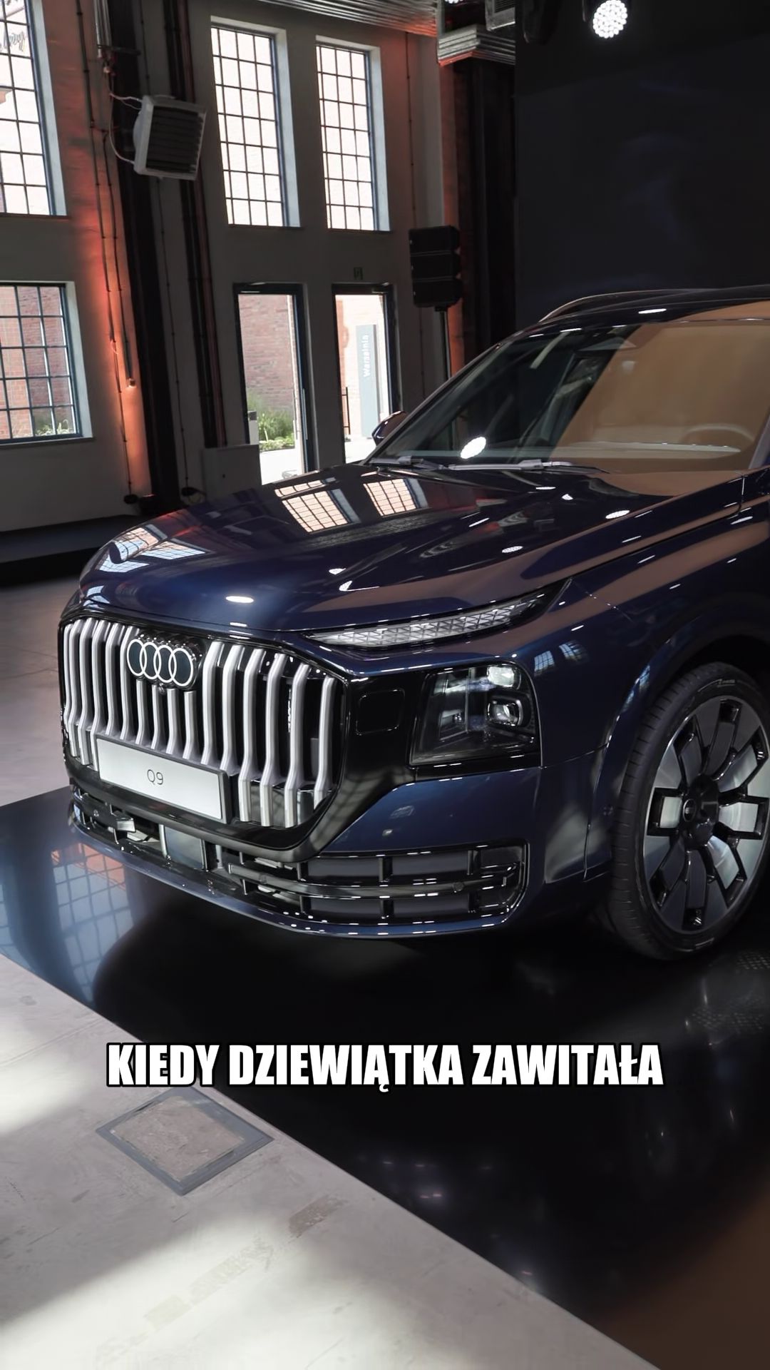 Audi Q9 z bliska. Kapitańskie fotele, rewolucyjne kierunkowskazy