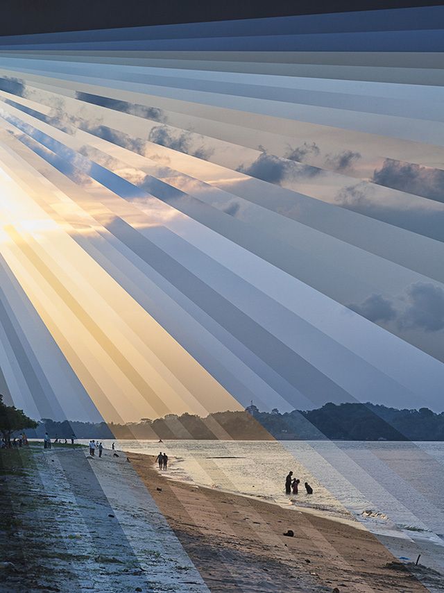 Fotografie miejskich krajobrazów pocięte w czasie 8