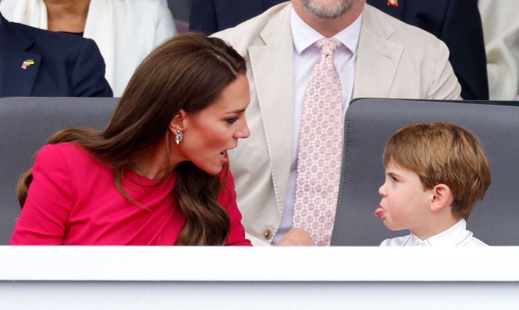 Księżna Kate i książę Louis