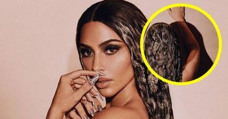 Ale wpadka! Kim Kardashian bawiła się photoshopem? Nieudolnie!