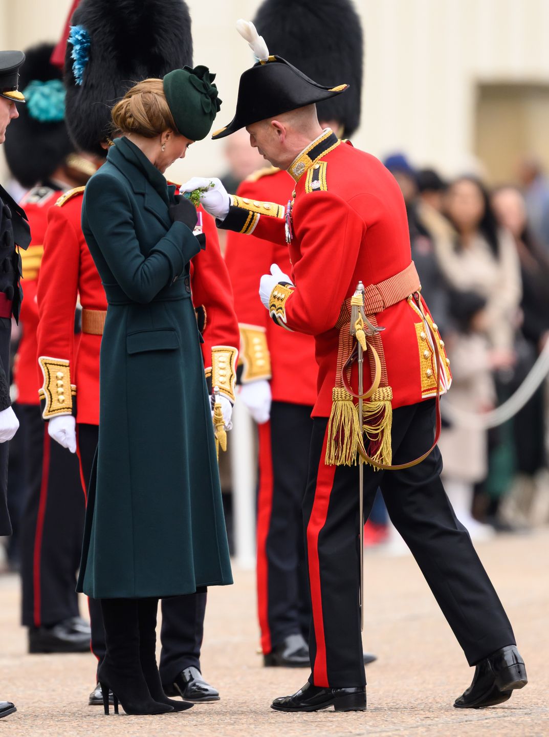 Kate Middleton na obchodach Dnia Świętego Patryka