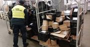 Zielona Góra. Nalot na sortownie paczek kurierskich, w przesyłkach lewy tytoń