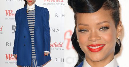 Rihanna w... męskich ciuchach! PASUJĄ?
