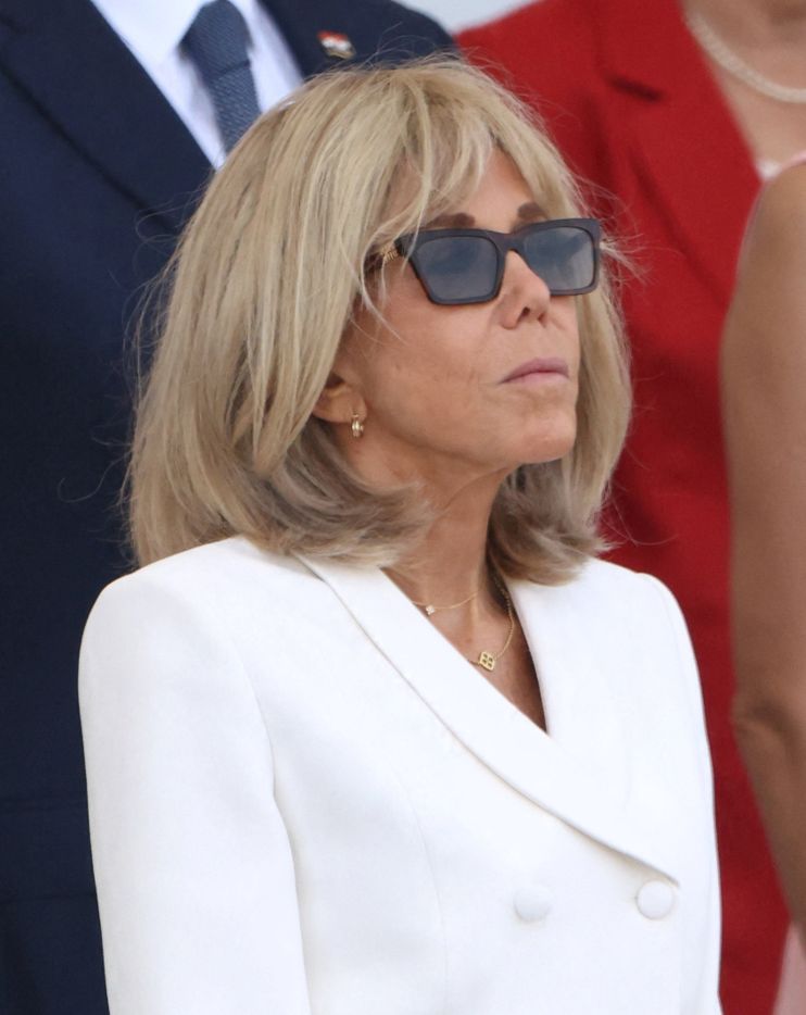 Brigitte Macron na uroczystościach w Dniu Bastylii