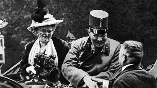 Franciszek Ferdynand z żoną Zofią