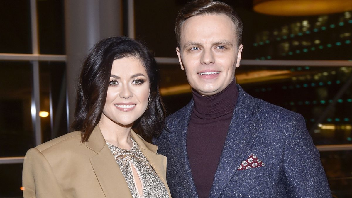 Katarzyna Cichopek i Marcin Hakiel w grudniu 2021 roku