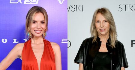 Izabela Janachowska i Mariola Bojarska-Ferenc BRYLUJĄ w wieczorowych kreacjach na przyjęciu. Ikony stylu? (ZDJĘCIA)