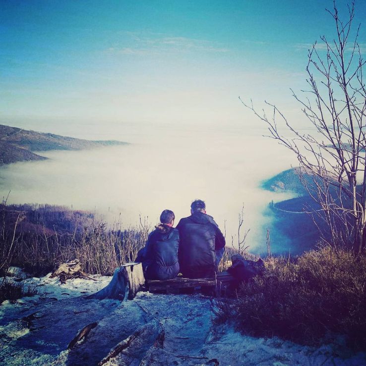 Marcin Prokop z córką w 2020 roku 