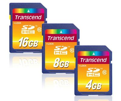 Transcend SDHC z Class 10 i transferem 20 MB/s