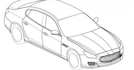 Wyciekły autentyczne szkice patentowe Maserati Quattroporte (2014) - prawda czy fałsz?