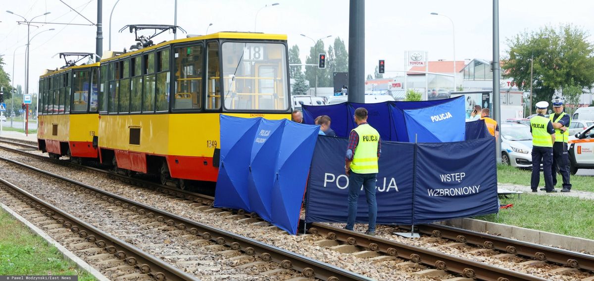 Dziecko zginęło wysiadając z tramwaju linii 18 przy ul. Jagiellonskiej w Warszawie
Pawel Wodzynski