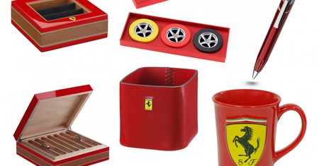 Motoryzacja w biurze [cz.2] : akcesoria Ferrari