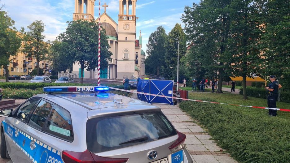 częstochowa policja atak