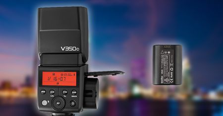 Godox V350 - mała, wydajna lampa błyskowa z dedykowanym akumulatorem