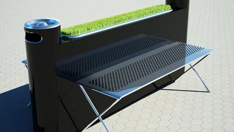 Ławeczka dla palaczy 1