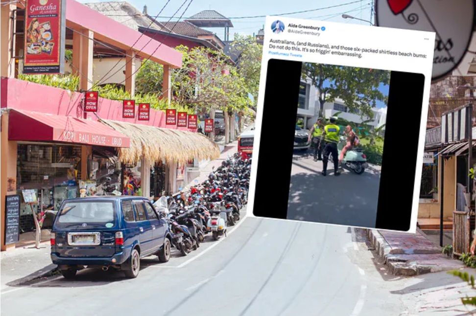 Turyści na Bali nie przestrzegają zasad podczas jazdy na motocyklach i skuterach