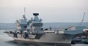 Potężny lotniskowiec opuścił port. To jeden z największych okrętów w Anglii