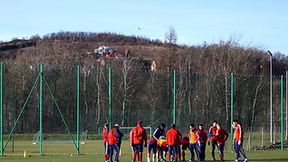 Trening Wisły Kraków w Myślenicach