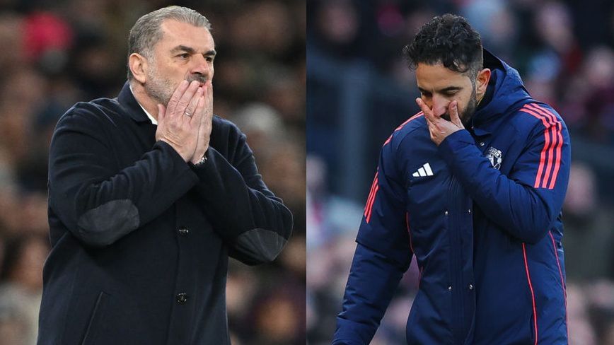 Getty Images / Getty Images / Na zdjęciu: Ange Postecoglou i Ruben Amorim