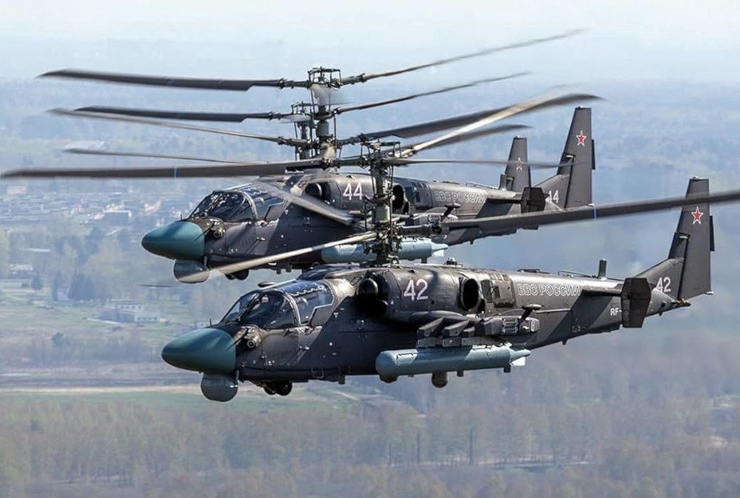 Big losses for Russia. It takes them a year to produce that many Ka-52