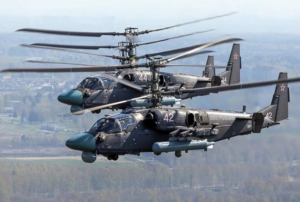 Ka-52 in formation