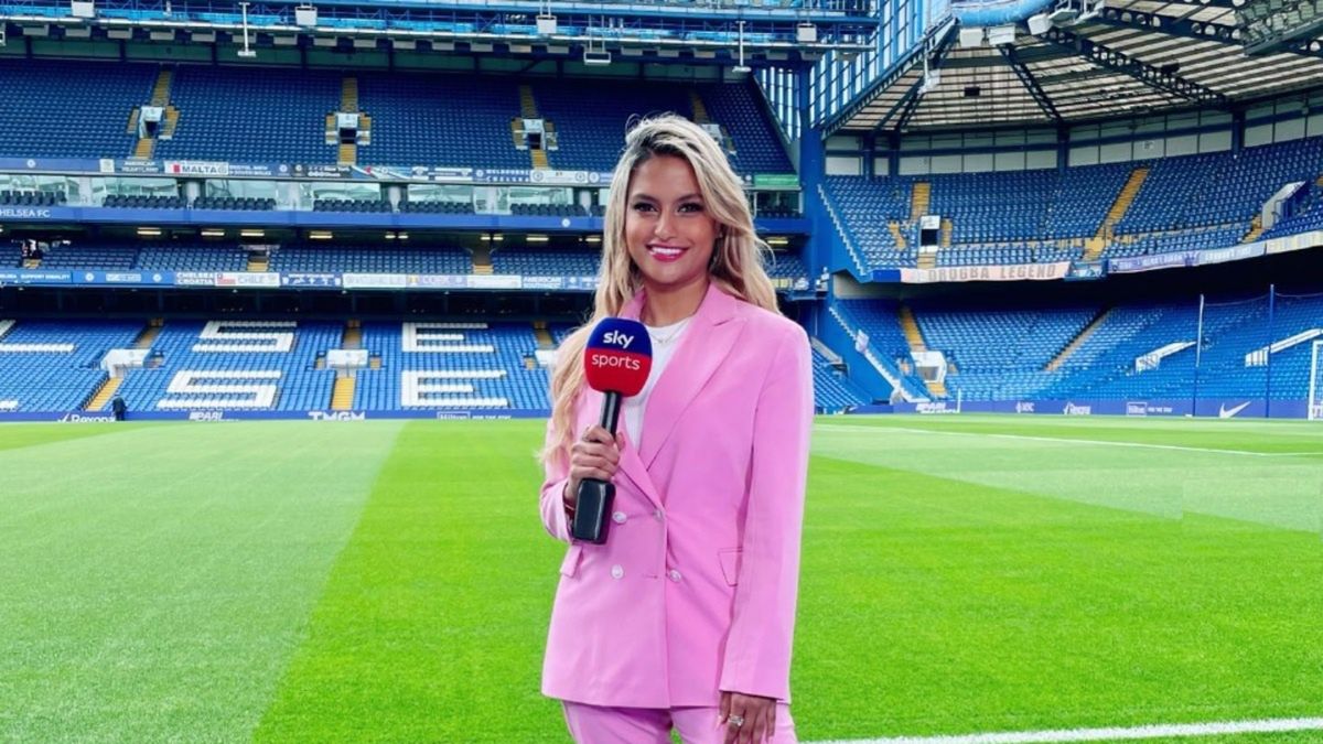 Melissa Reddy na stadionie w Londynie