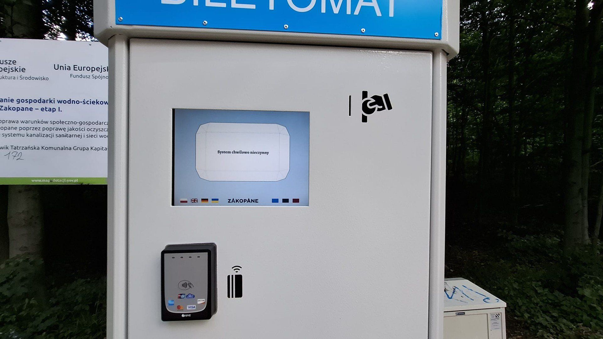 Biletomaty w Zakopanem