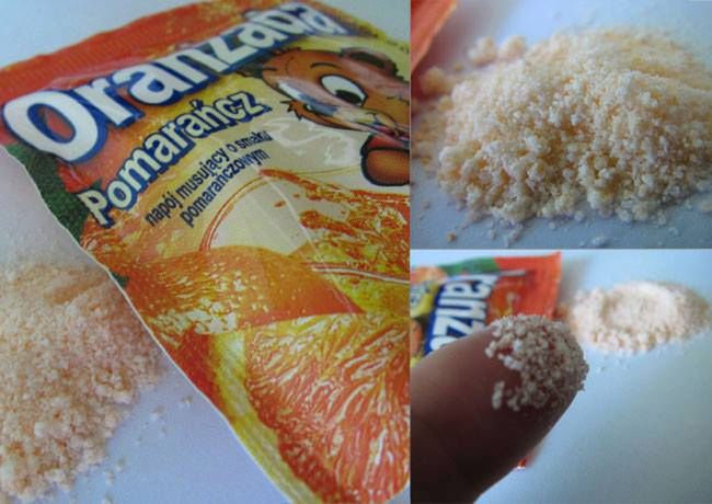 Oranżadka w proszku smakowała najlepiej na sucho