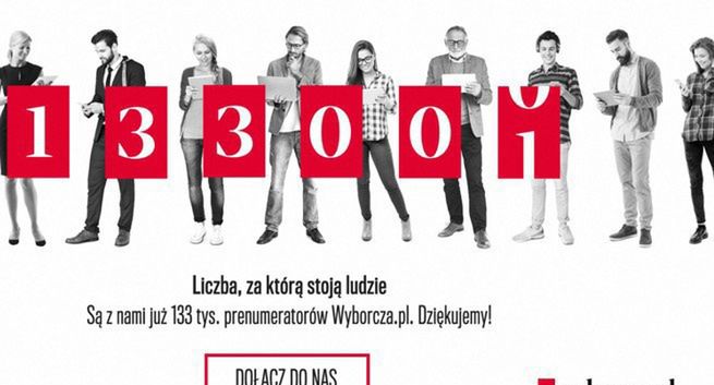 „Gazeta Wyborcza” ma 133 tys. aktywnych subskrypcji cyfrowych