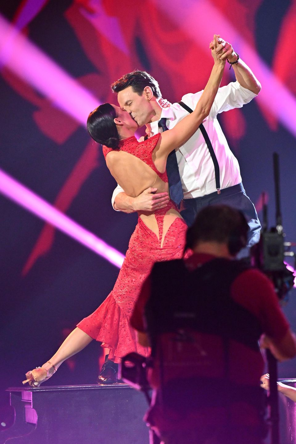 "Taniec z Gwiazdami". Tomasz Wolny zatańczył tango z żoną