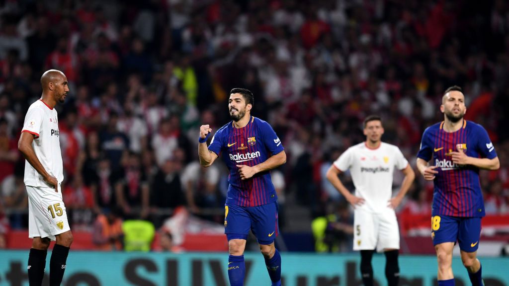 Zdjęcie okładkowe artykułu: Getty Images / David Ramos / Na zdjęciu: Luis Suarez na pierwszym planie