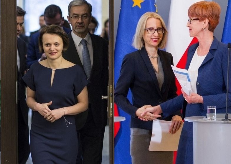 Od lewej: Jadwiga Emilewicz, Jerzy Kwieciński, Teresa Czerwińska, Elżbieta Rafalska