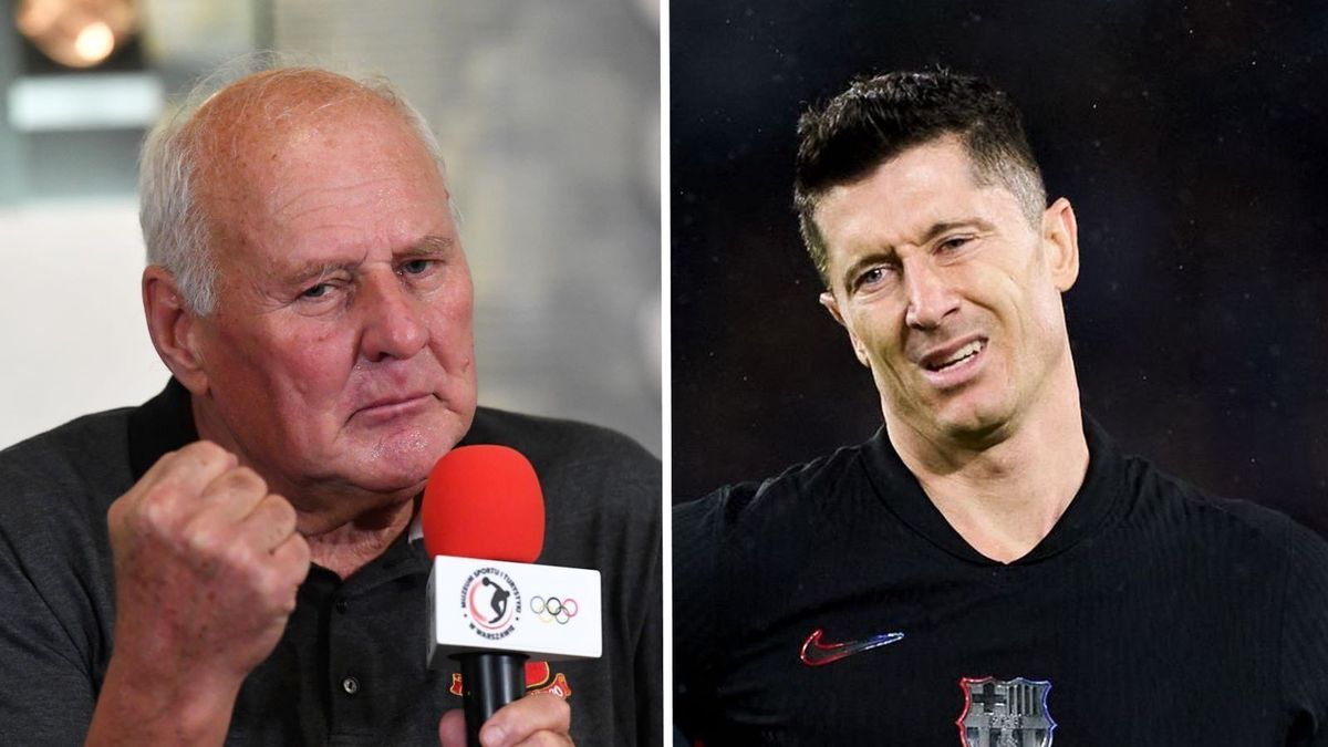 PAP / Piotr Nowak/Juan Manuel Serrano Arce/Getty Images / Na zdjęciu od lewej: Robert Lewandowski i Jan Tomaszewski