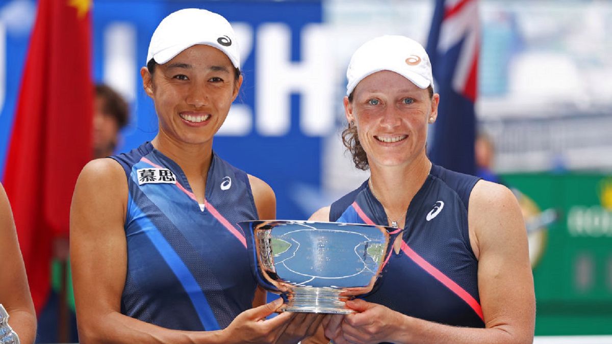 Shuai Zhang i Samantha Stosur, mistrzynie US Open 2021 w deblu